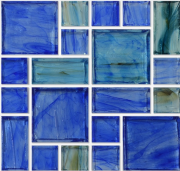 Aquabella Fjord Peaceful Pattern Glass Tile